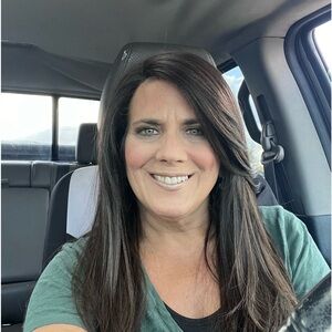 Motown Tress gorgeous dark brown long straight lace front wig